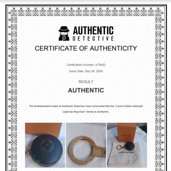 LOUIS VUITTON Astropill Monogram Lightup Keychain/Bag Charm. EUC w/COA - Picture 8 of 13
